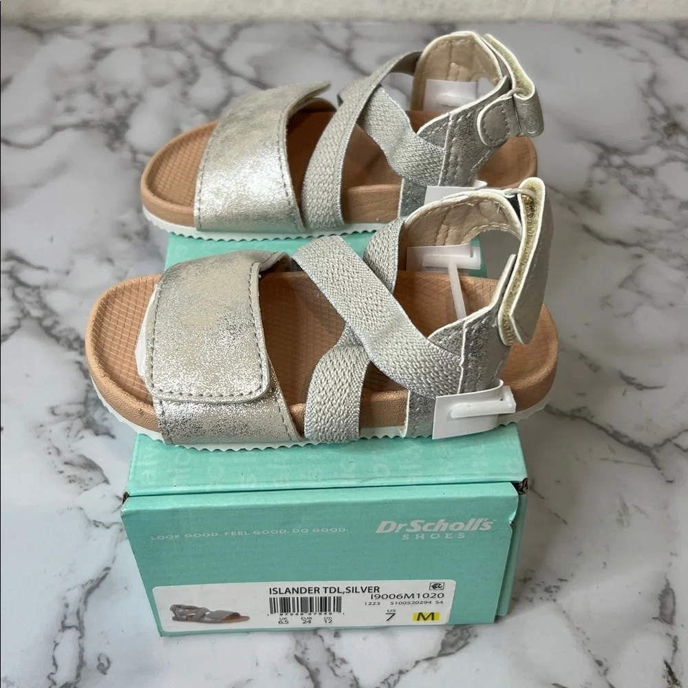 Dr. Scholl's - Girl’s Islander Ankle Straps Sandals Size 7M